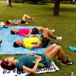 [さがみはらクロカン部]関東インカレの脇で体幹を鍛えたよ！