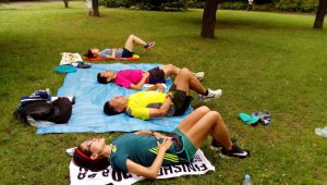 [さがみはらクロカン部]関東インカレの脇で体幹を鍛えたよ！