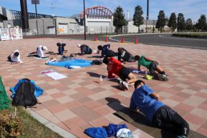 [さがみはらクロカン部]青空の下、体幹トレーニング！