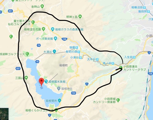 ロングトレイル鍛錬日記 箱根外輪山50km